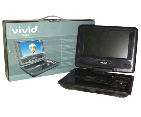 Vivid 7'' Portable Dvd Player