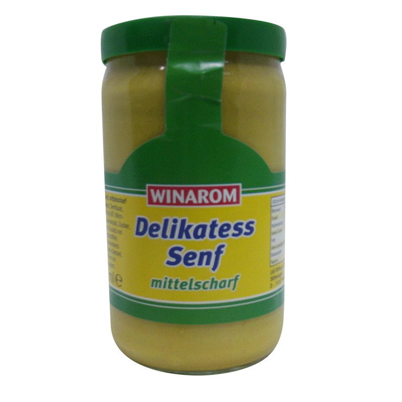 Winarom Edlikatees Senf Mittel Scharf 250ml